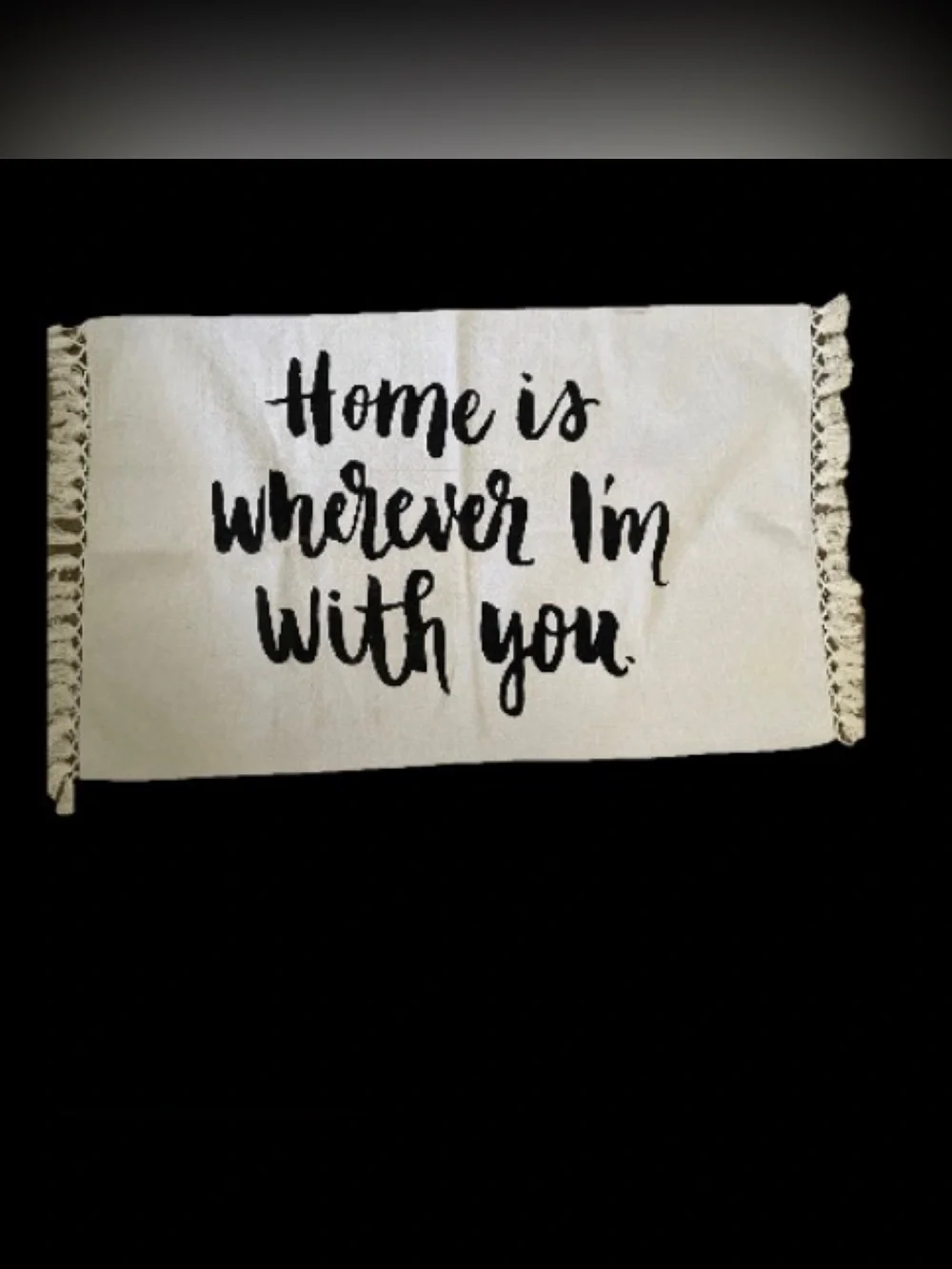 WALL HANGING / Lightweight Floor Mat HOME IS WHERE I’M WITH YOU